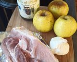 Une image de l'étape 1 de Rouelle de porc aux pommes.