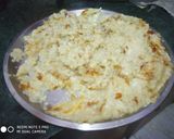 A picture of step 2 of Brinjal Bharta.