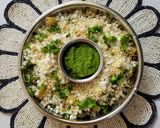 A picture of step 9 of Sabudana Khichdi.