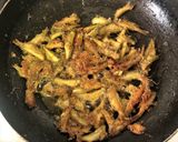 A picture of step 1 of Mourola Macher Chorchori (Small River Water Fish Curry - Bong style).