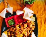 A picture of step 7 of Aloo laccha pakora.