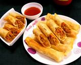 क्रिस्पी स्प्रिंग रोल्स (crispy spring roll recipe in Hindi) रेसिपी चरण 13 फोटो