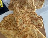 Une image de l'étape 1 de Msemen (crêpe orientale).