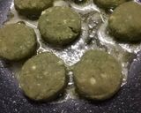 A picture of step 7 of Palak Chole Tikki.
