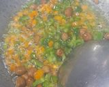 A picture of step 2 of Jain Whole Ragi and Rawa Upma.