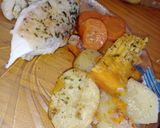 Foto del paso 3 de la receta: Pollo al horno con verduras