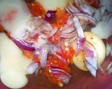 A picture of step 2 of Fried yam with egg II.