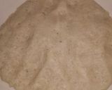 A picture of step 3 of Meethi bakhrkhani.
