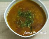A picture of step 1 of Sev Usal with Spicy Tari (In My Style).