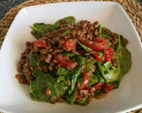 Foto del paso 12 de la receta: Ensalada de lentejas con verduras asadas