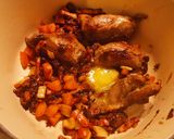 Une image de l'étape 4 de Joues de Porc au Cidre-Miel avec Purée.