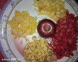 A picture of step 2 of Mixed fruit juice.
