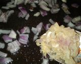 A picture of step 1 of Vegetables fried plumb.
