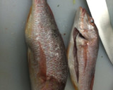 Foto del paso 1 de la receta: Pescado deshuesado Relleno de Camarón al Termidor