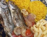 صورة لخطوة 3 من وصفة سمك بونيطو مشوي مع الأرز