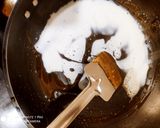 A picture of step 3 of Walnut caramel Payesh (kheer).