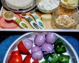 A picture of step 1 of Paneer Makhmali Tikka.