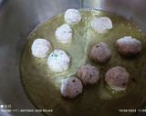 Foto del paso 5 de la receta: Albóndigas de mero y gambas rojas