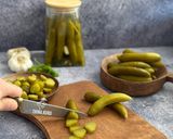 عکس مرحله 1 از دستور خیارشور با طعم ترخون