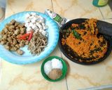 Foto langkah ke 4 dari resep Tempe panggang Teri Tahu kuah santan.