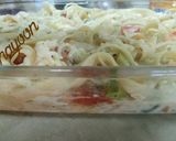 صورة لخطوة 10 من وصفة فوتشيني الدجاج بالكريمه والجبن 👌🍝