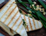 A picture of step 12 of Spinach Corn Sandwich.