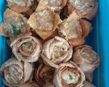 Gambar langkah 3 resipi Begedil roti rose.