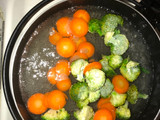 Beans Sprouts, broccoli and carrots