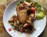รูปขั้นตอนการทำที่ 16 ของ East meet West: Crispy Duck & Fig salad