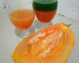 A picture of step 2 of Papaya smoothie.