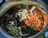A picture of step 5 of One Pot Sambar Rice In Pressure Cooker (Sambar Sadam).
