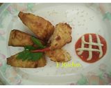 Foto langkah ke 7 dari resep Macaroni Schotel Goreng.