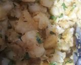 A picture of step 4 of Jeera aloo.