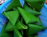 Foto langkah ke 2 dari resep Lupis pandan ala bunda marci.