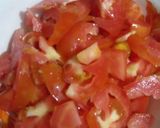 A picture of step 2 of Salted paneer in a dip.