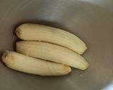 A picture of step 1 of Eggless Banana Cake.