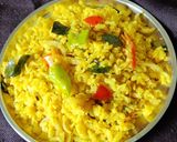 A picture of step 3 of Indori Poha.