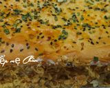 Hình bước làm 4 của món Bánh mì nướng sốt cheese chà bông