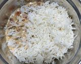 Foto del paso 6 de la receta: Conchas de pasta rellenas en tres tipos ! Cangrejo, vegetales, champiñones y tocino