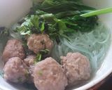 Foto langkah ke 11 dari resep Bakso sapi mental.