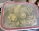 Une image de l'étape 6 de Flan de courgettes au bœuf, oignon de roscoff et romarin.