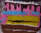Foto langkah ke 4 dari resep Kue ulang tahun cake lemon.