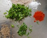 A picture of step 1 of Sabudana vada or cutlet.