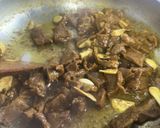 Gambar langkah 2 resipi Daging Goreng Belengas.