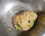 A picture of step 5 of Oats tikki.