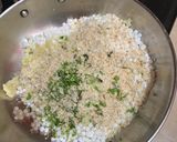 A picture of step 4 of Sabudana vada.