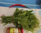 龍鬚菜炒鳳梨醬(簡單料理)的食譜步驟1照片
