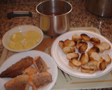 Foto del paso 12 de la receta: Sopa de pescado de pan con all i oli