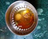 A picture of step 1 of Masala Omelette.