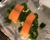 Une image de l'étape 5 de Pavés de saumon aux poivrons verts, épices et citron.